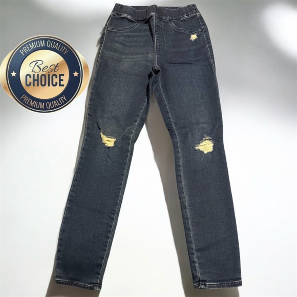 Express Dark Wash Distressed Jeans – Great Condition, Stylish & Comfortable